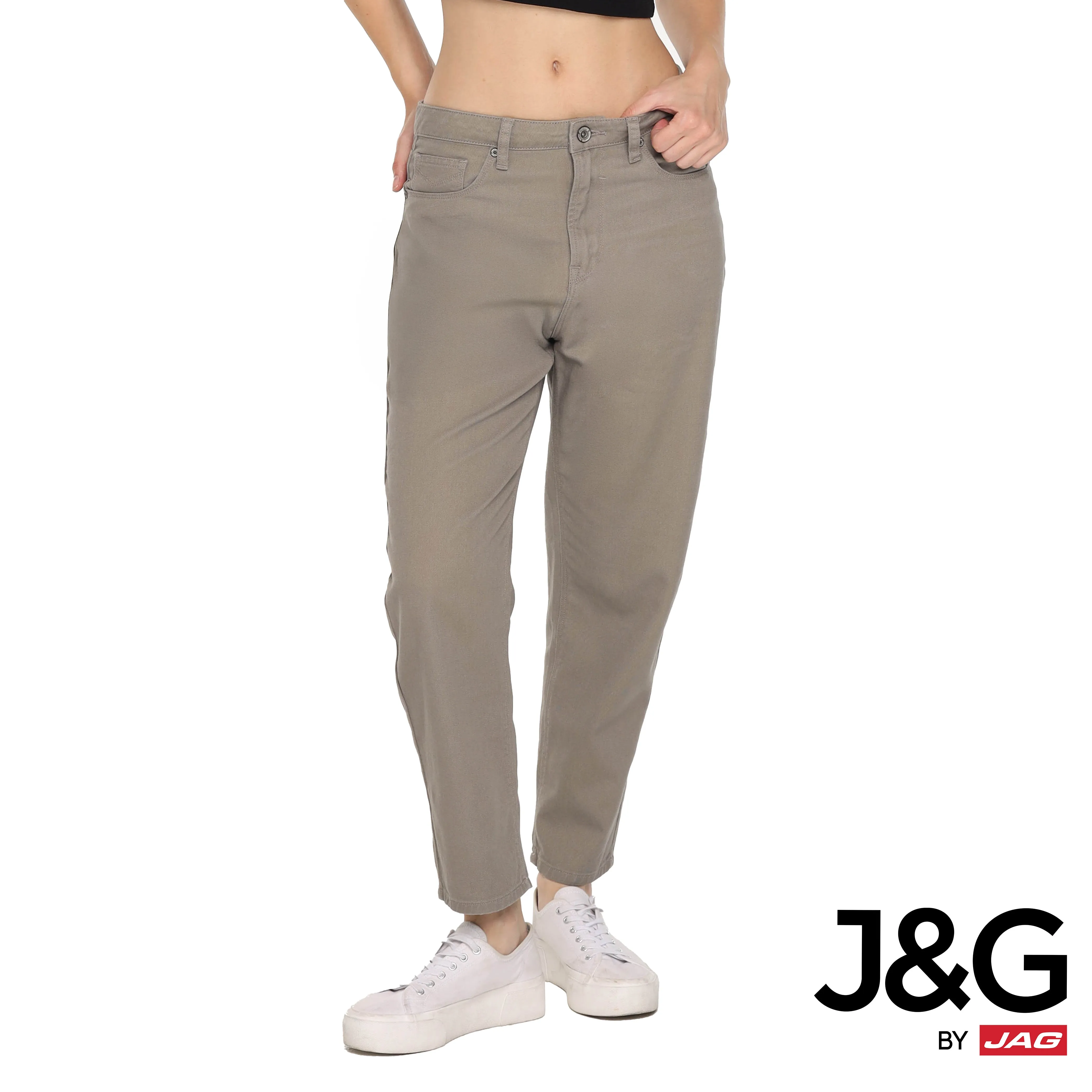 J&G  Ladies Colored Carrot Jeans