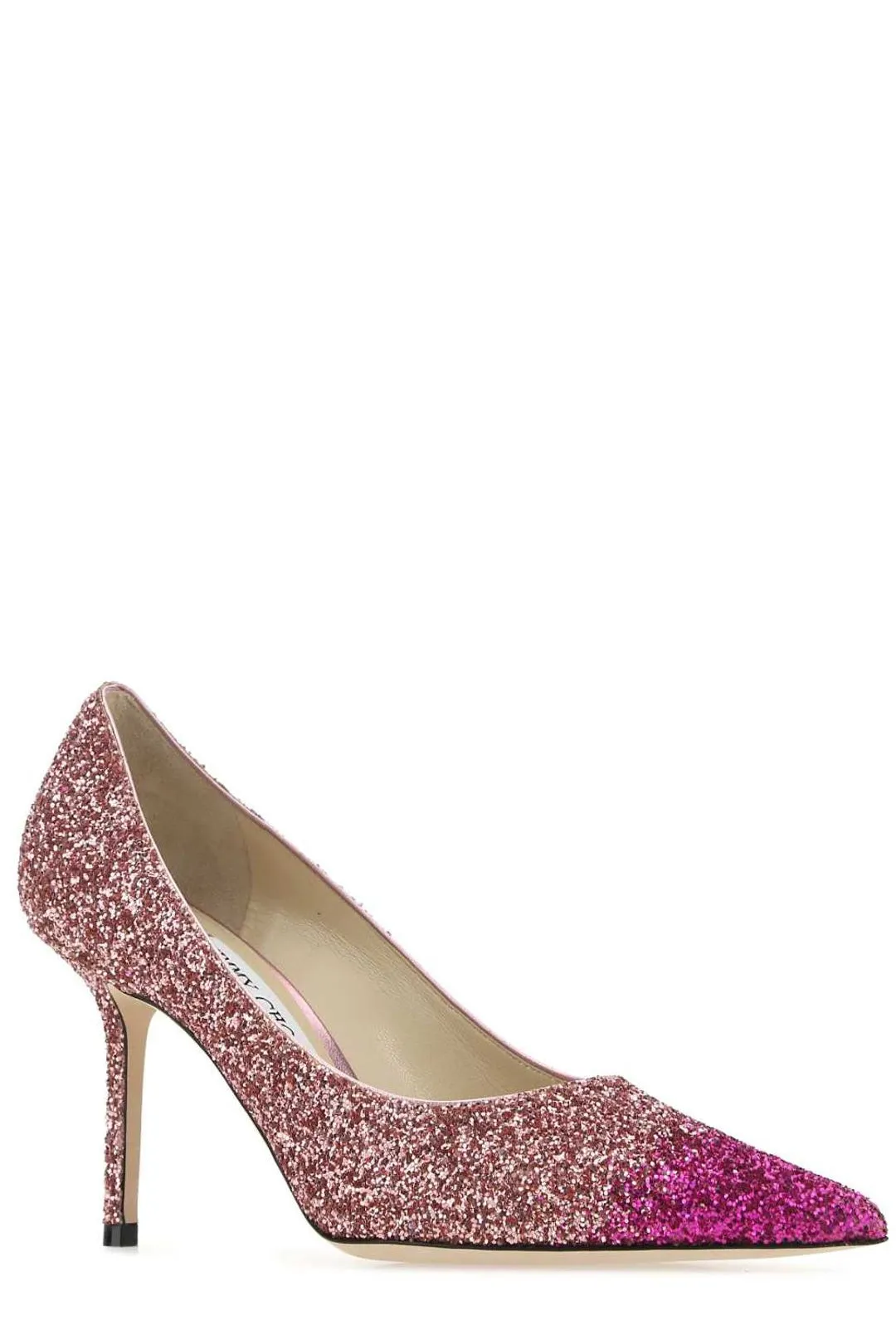 Jimmy Choo Love 85 Glitter Pumps => Sparkly Jimmy Choo Love 85 High Heel Shoes