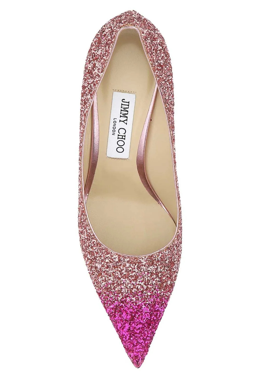 Jimmy Choo Love 85 Glitter Pumps => Sparkly Jimmy Choo Love 85 High Heel Shoes