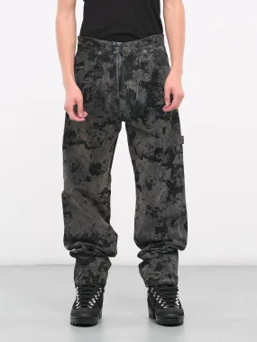 John Flock Trousers (MTR01-W205-JOHN-FLOCK-BLACK)