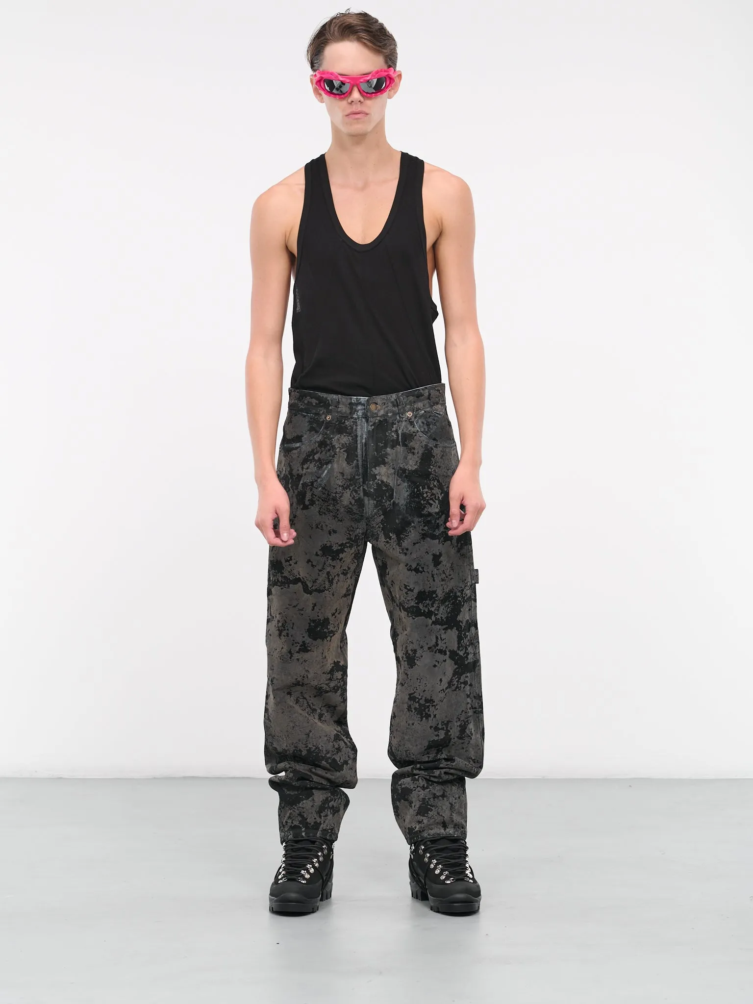 John Flock Trousers (MTR01-W205-JOHN-FLOCK-BLACK)