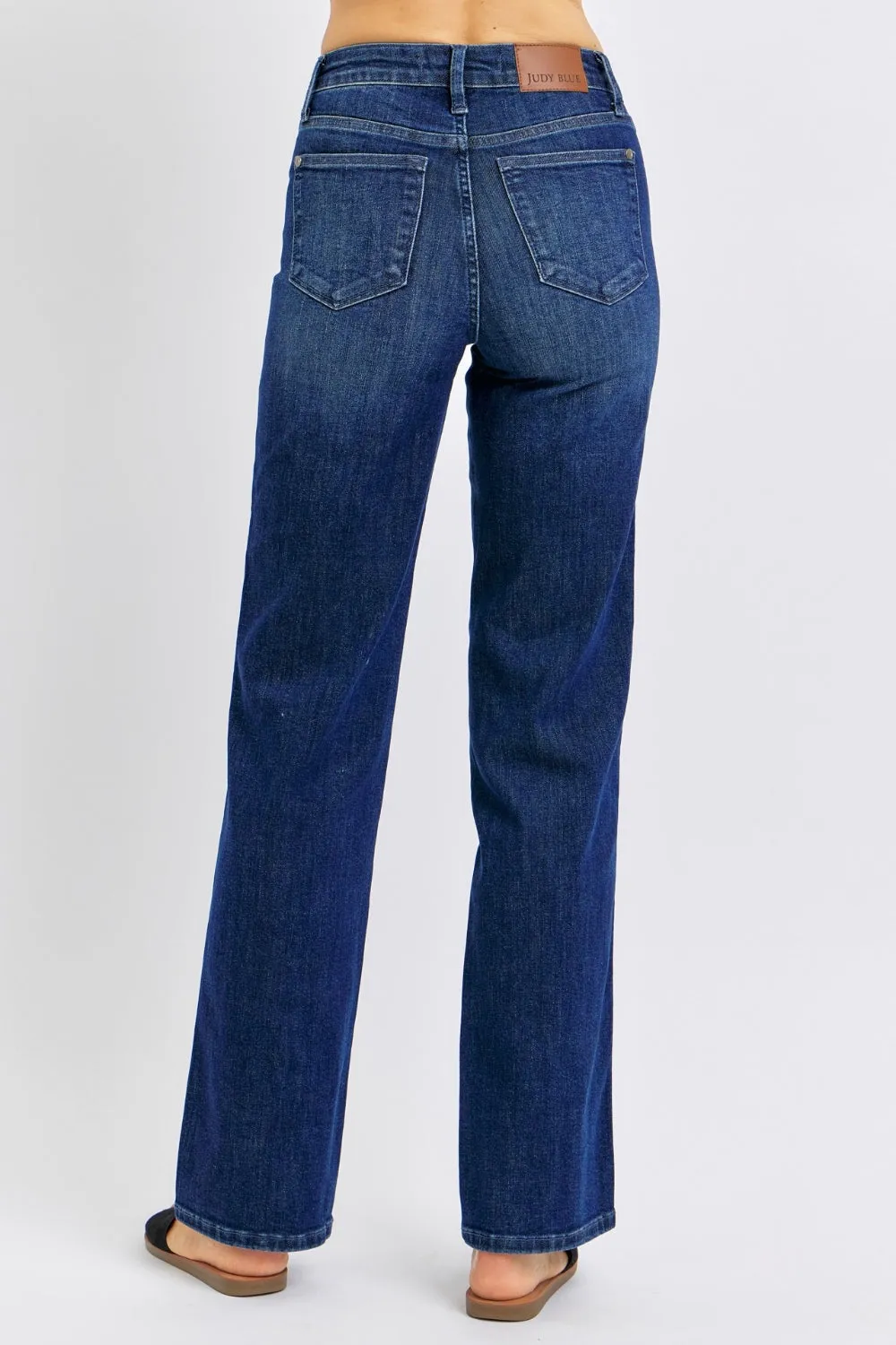 High Waist Tummy Control Straight Jeans – Judy Blue Full Size