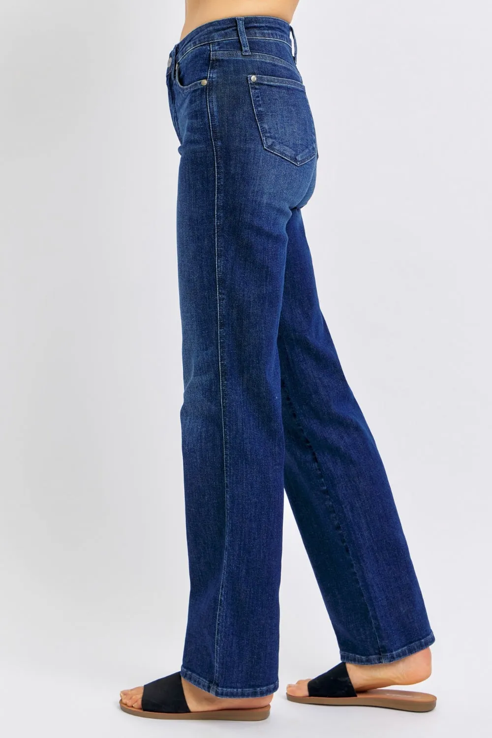 High Waist Tummy Control Straight Jeans – Judy Blue Full Size