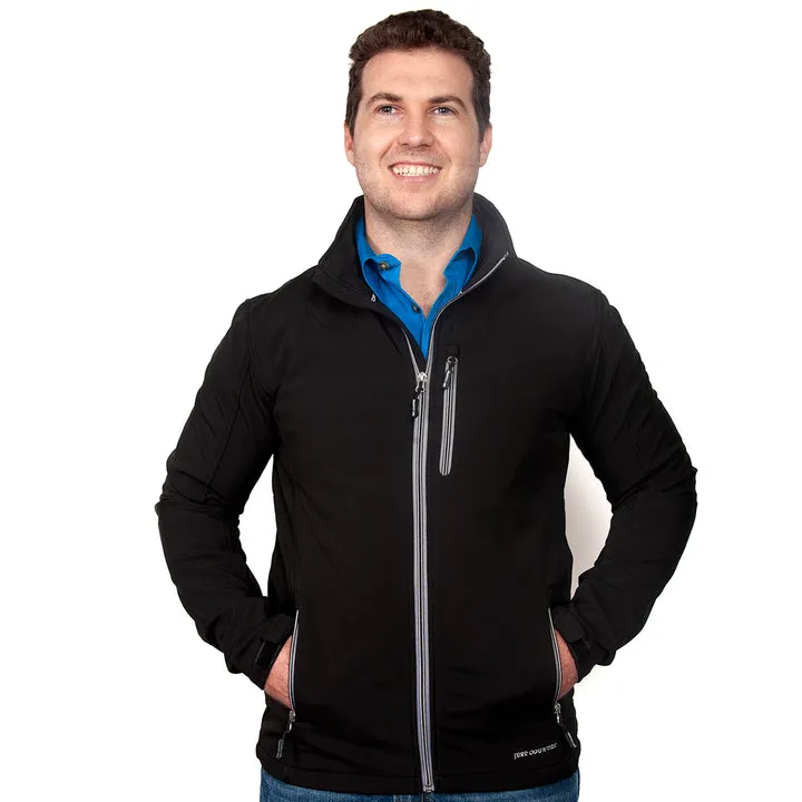 Geoffrey Softshell Jacket for Men in Black - Just Country.