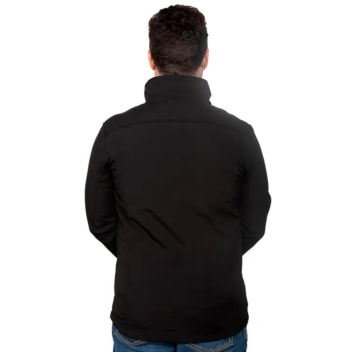 Geoffrey Softshell Jacket for Men in Black - Just Country.