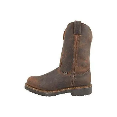 Justin Original Workboots Men's 11 Pull-On Work Boots in Rugged Gaucho 4444