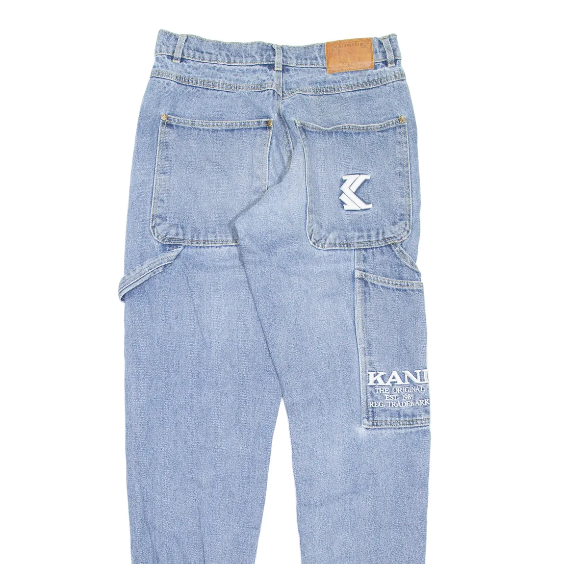 KARL KANI Womens Jeans Blue Regular Tapered W29 L32