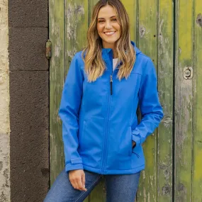 Keld Womens Softshell Hooded Jacket - Mykonos Blue