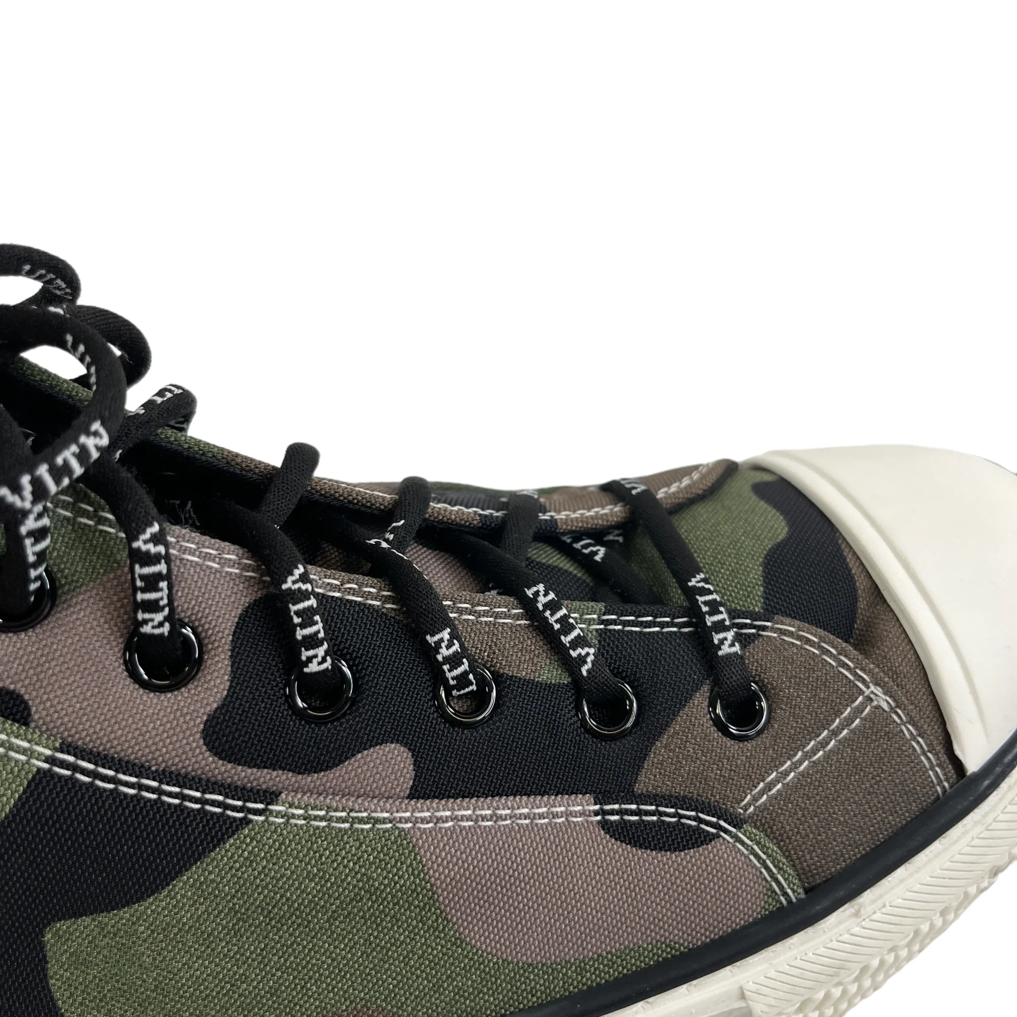 Khaki Camo High Top Shoes for Men, Size EU 43 / UK 9.