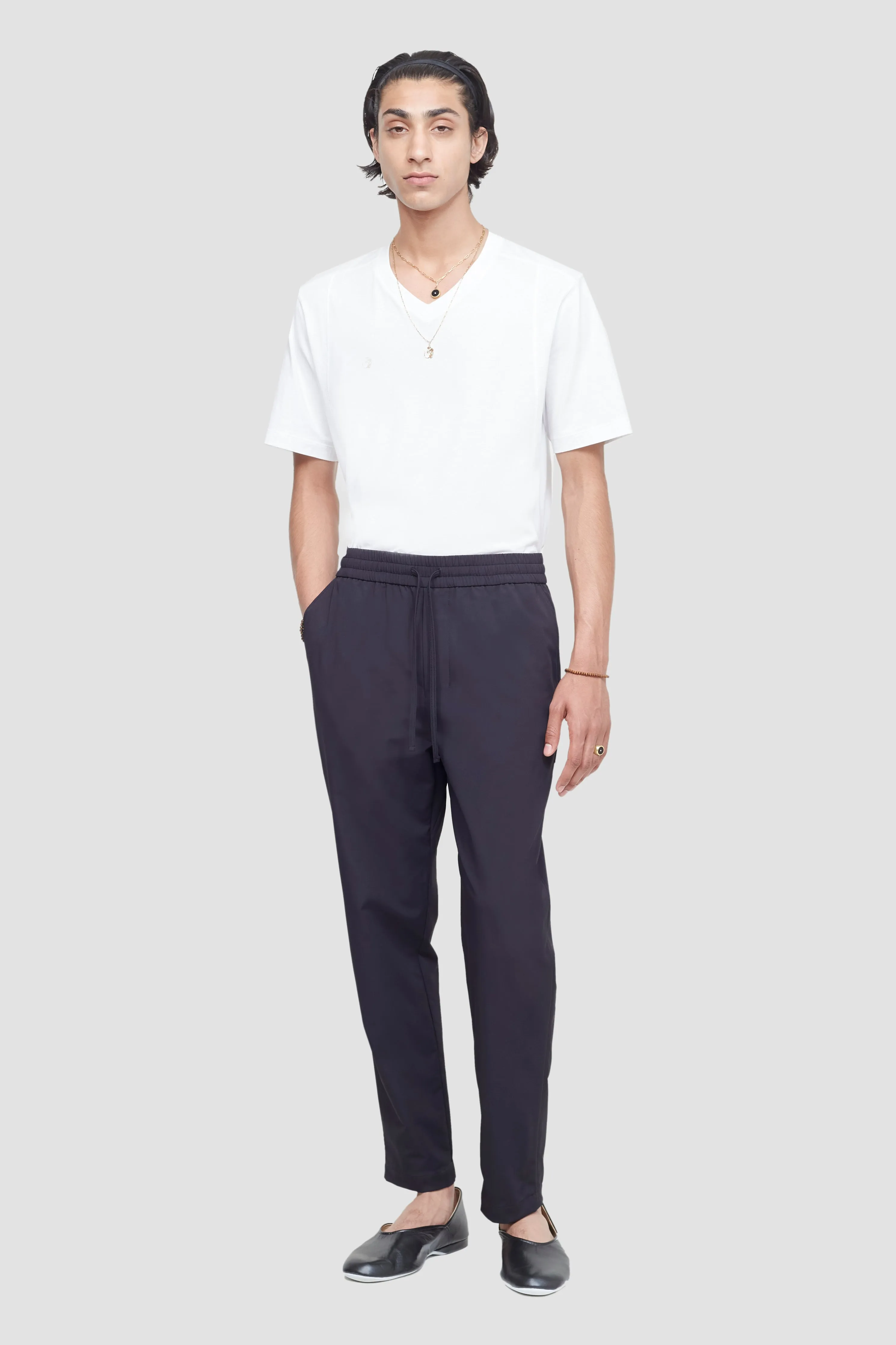 Kickin It Drawstring Straight-Leg Trousers