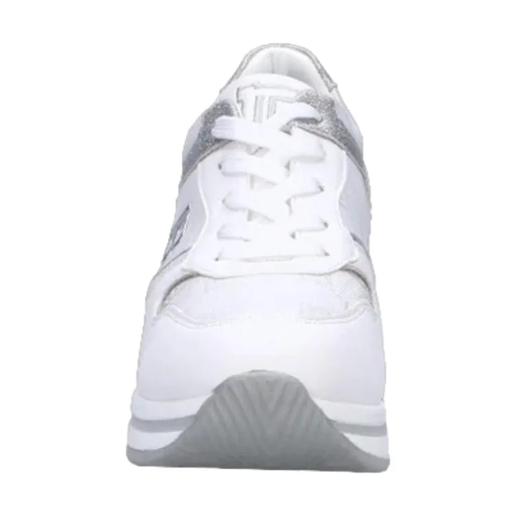 White Lace-Up Sneakers for Women by Laura Biagiotti