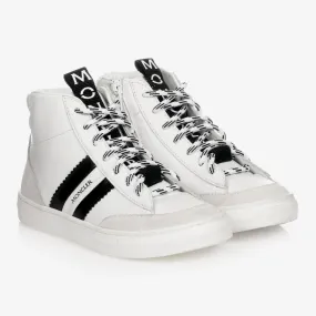 Leather High-Top Logo Trainers