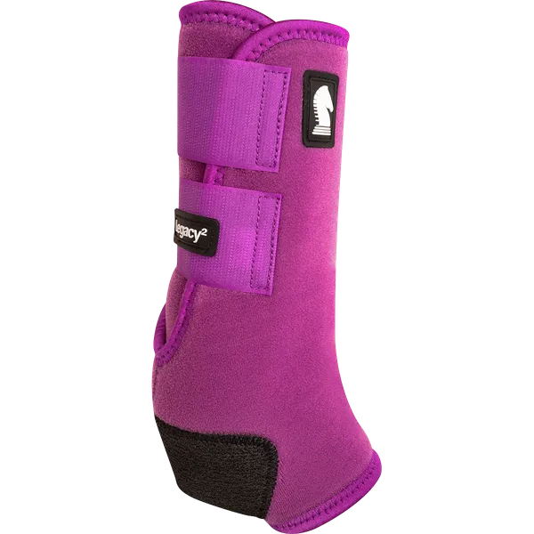 Legacy2 Plum Rear Shock Absorbing Horse Boots