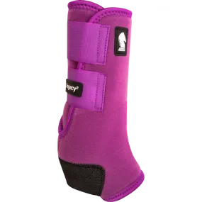 Legacy2 Plum Rear Shock Absorbing Horse Boots