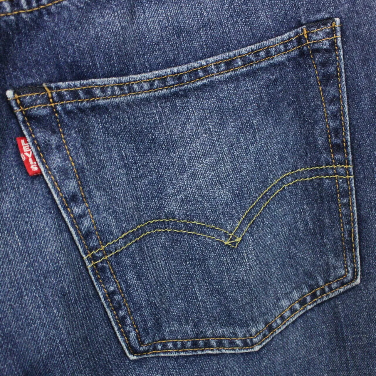 LEVIS 501 S Big E Jeans Mid Blue | W36 L32