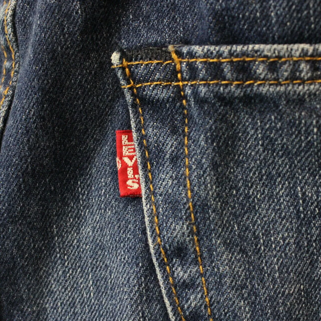 LEVIS 501 S Big E Jeans Mid Blue | W36 L32