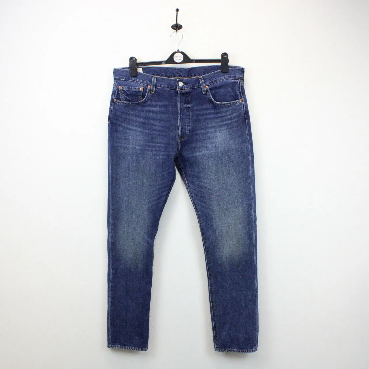 LEVIS 501 S Big E Jeans Mid Blue | W36 L32