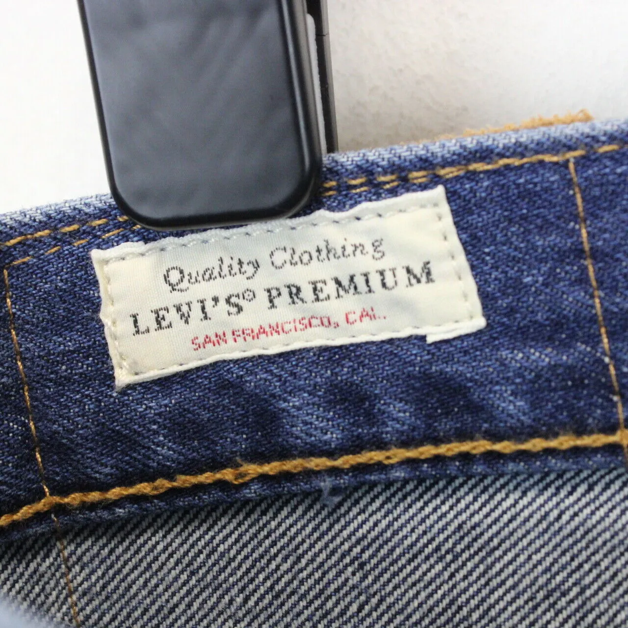 LEVIS 501 S Big E Jeans Mid Blue | W36 L32