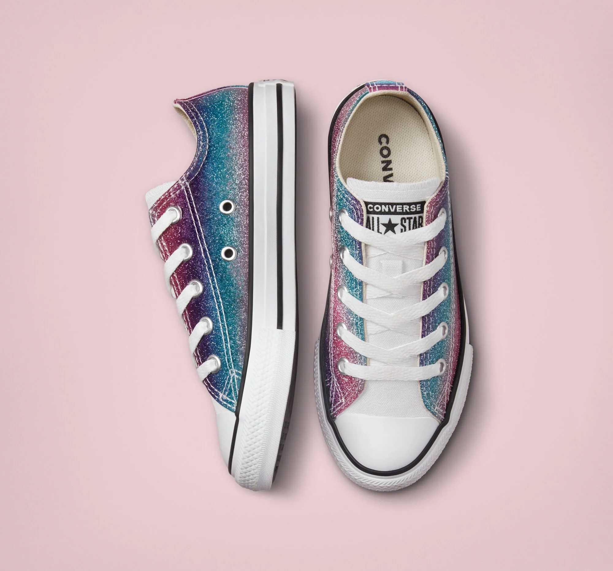 Little Kid Converse Chuck Taylor All Star Glitter Drip