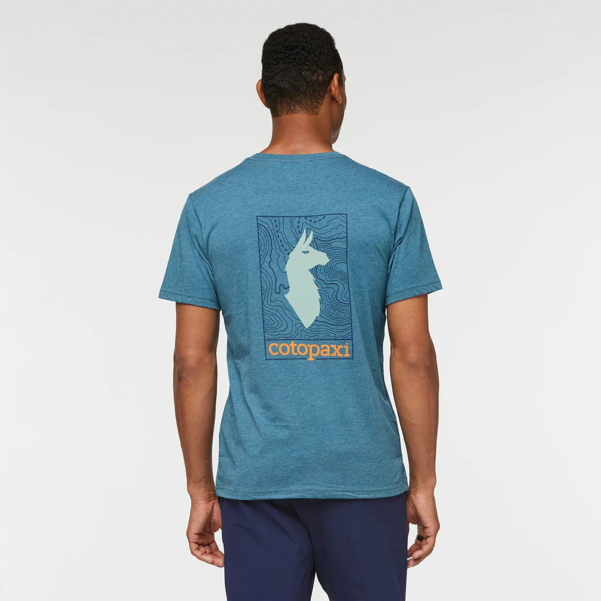 Llama Map Organic T-Shirt (Men's)