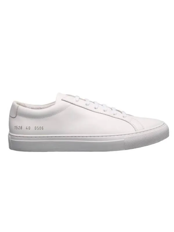 Lodi White Leather Lace-up Sneakers