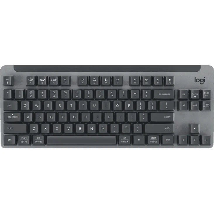 Logitech K855 Signature Mechanical Keys Wireless Keyboard Mini Compact TKL Black Grey