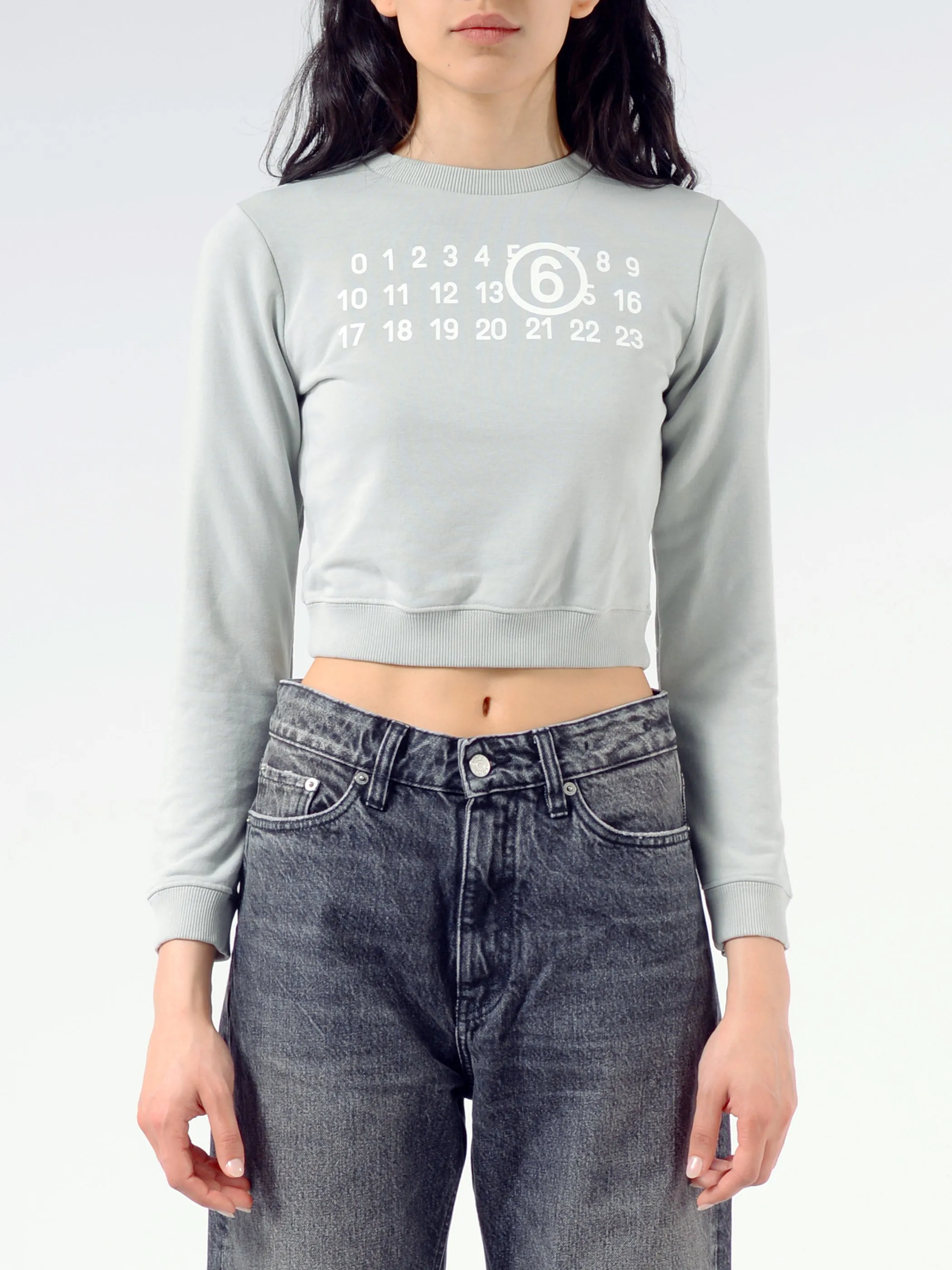 Logo Cropped Sweatshirt