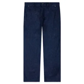 Logo Grid Indigo Work Jeans