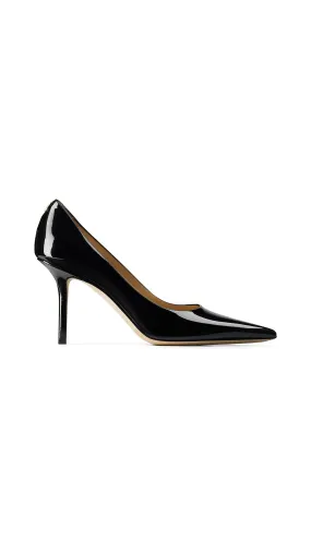 Black Patent Leather Love 85 Pumps