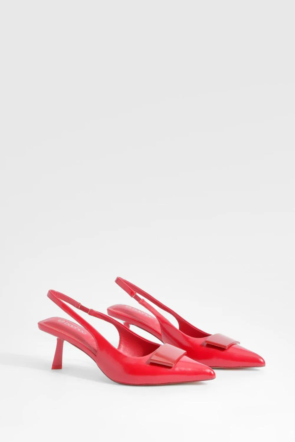 Low Slingback Point Heeled Pumps