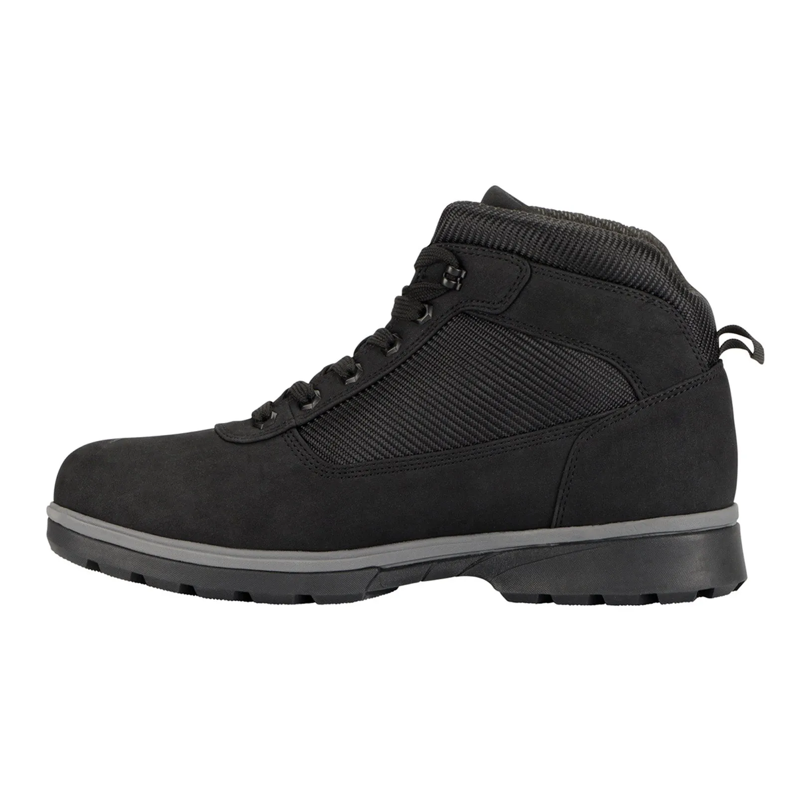 Lugz Men's Black Nubuck Lace Up Chukka Boots, Zeolite Mid MZEOLITD-069