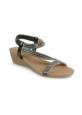 Low Wedges with Exclusive Trim in Kaleidoscope