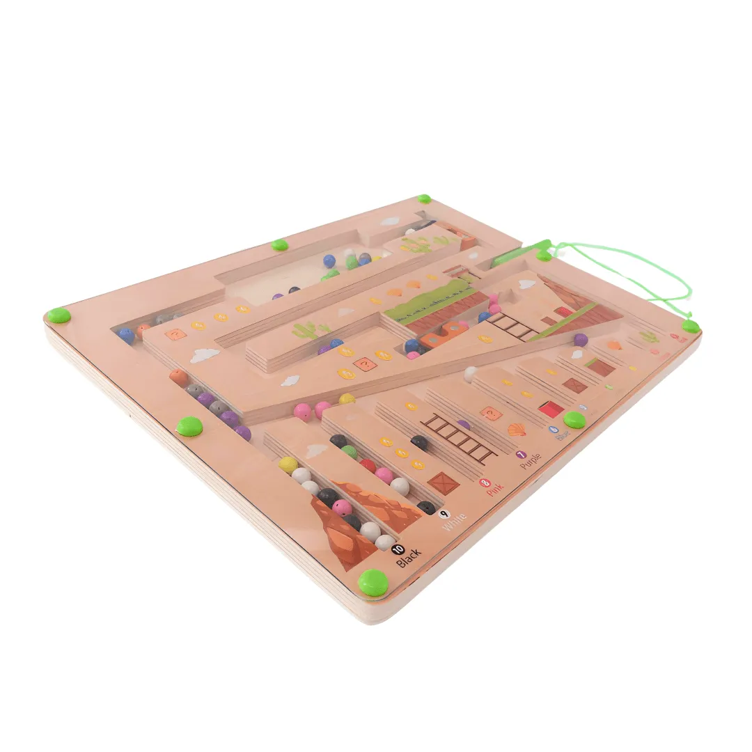 Magnetic Maze Counting Game Board for Kids