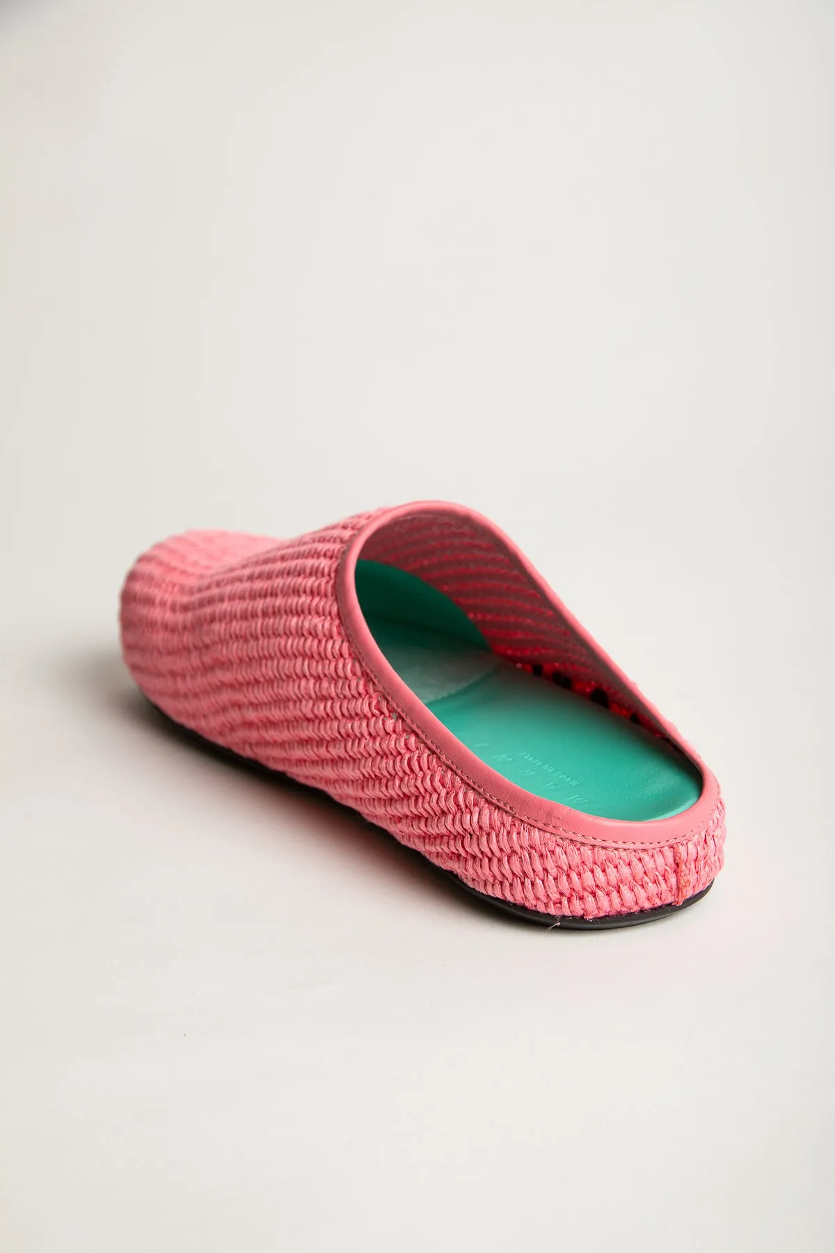 MARNI | LOGO MULES IN FUCHSIA