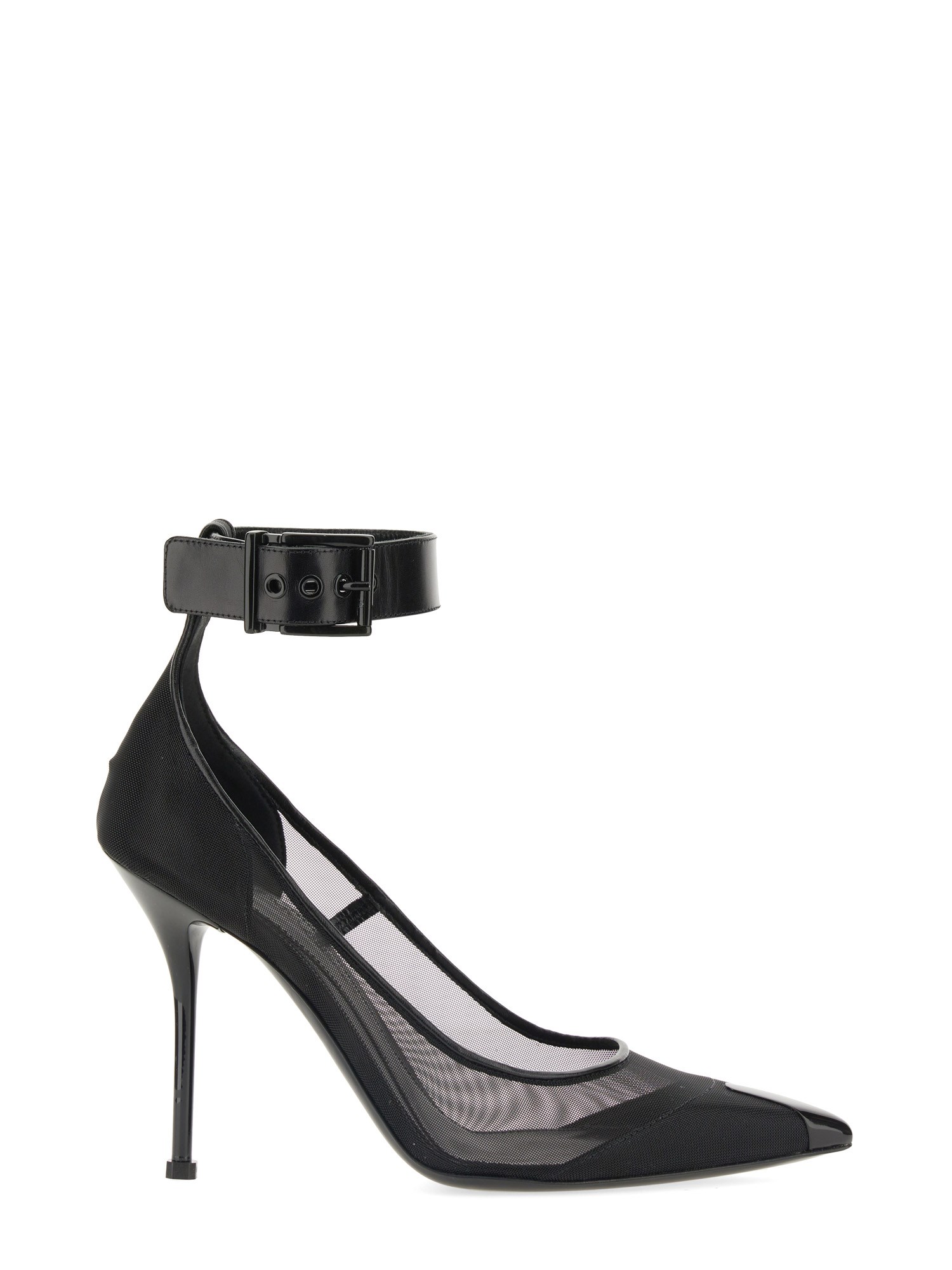 MCQUEEN PUNK MESH PUMPS - STRAPPY PROMO