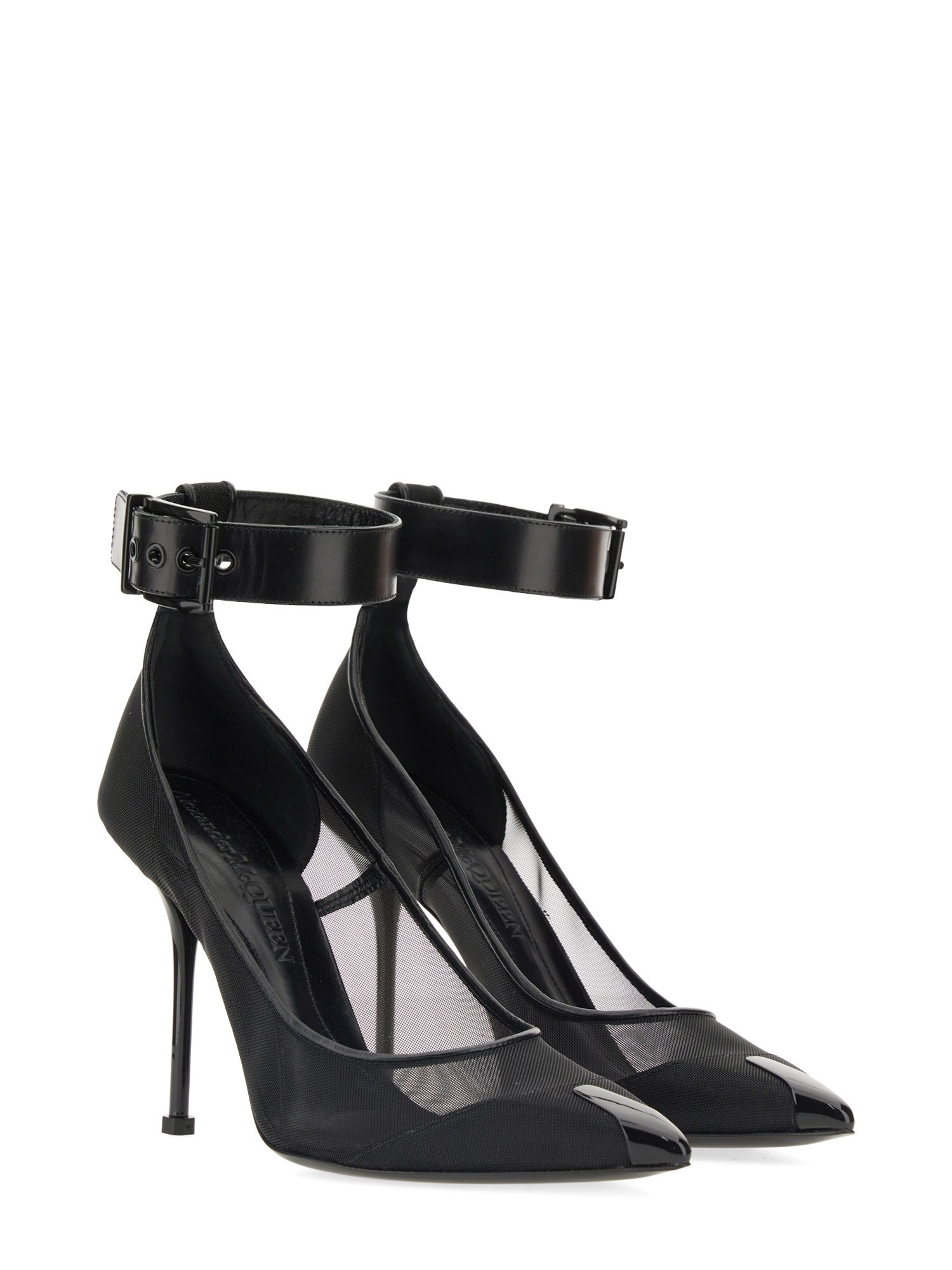 MCQUEEN PUNK MESH PUMPS - STRAPPY PROMO