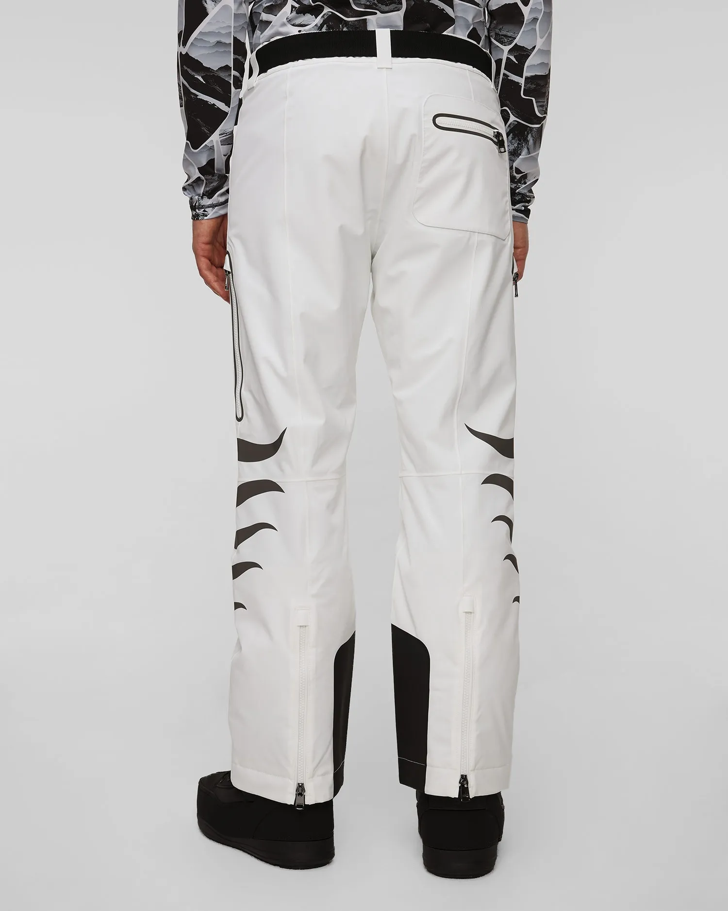 Men's white ski trousers BOGNER Caden-T 11024816-753