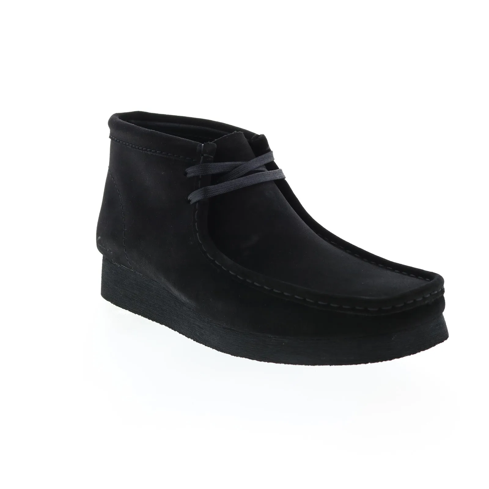 Men's Black Suede Clarks Wallabee Boot 2 Lace Up Chukka Boots