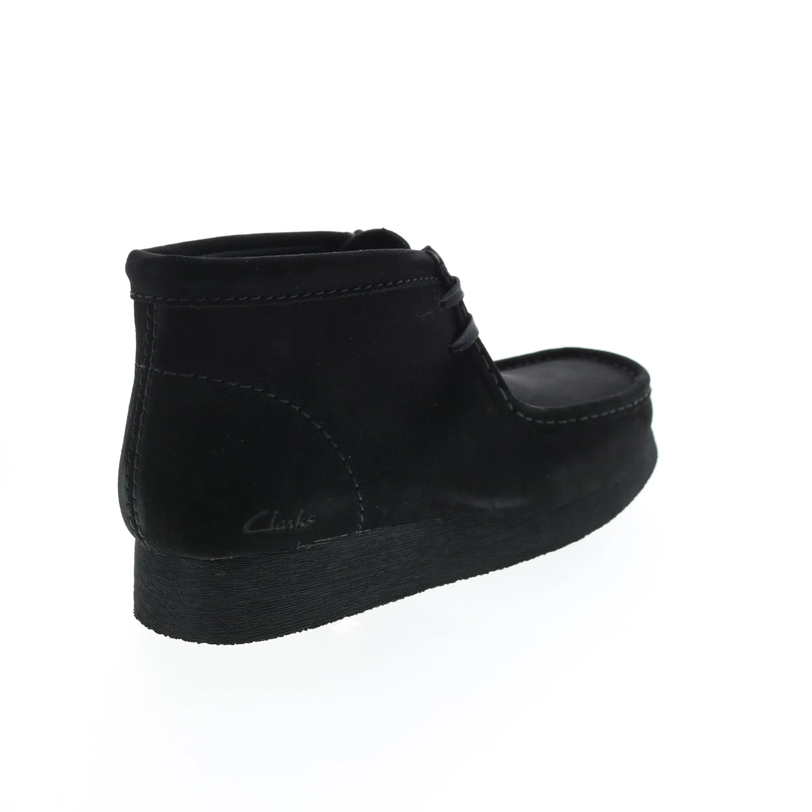 Men's Black Suede Clarks Wallabee Boot 2 Lace Up Chukka Boots