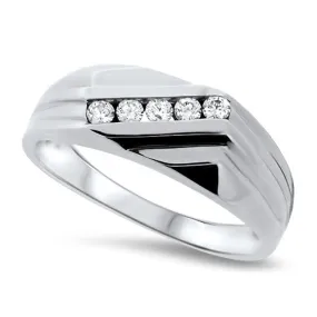 Diamond Wedding Band for Men