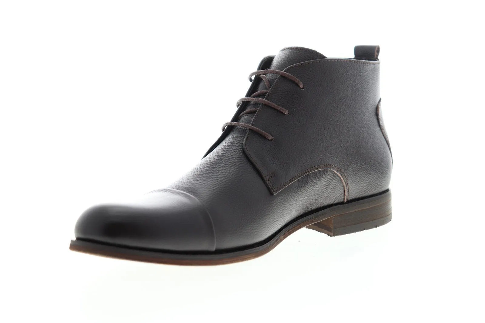 Men's High Top Brown Leather Chukka Boots by English Laundry Luton