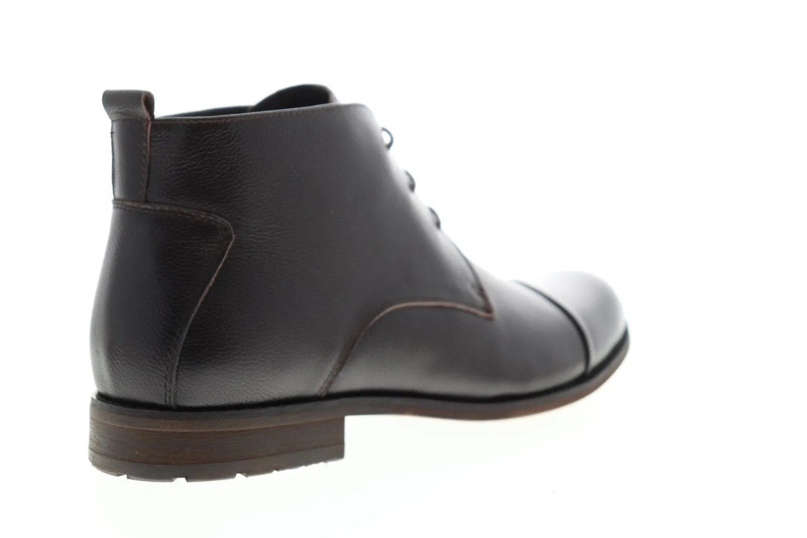 Men's High Top Brown Leather Chukka Boots by English Laundry Luton