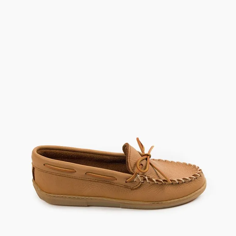  Men's Moosehide Classic Moccasin in Natural  