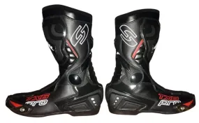 Mens Motorcycle Motorbike Racing Waterproof Leather Racing Shoes-030