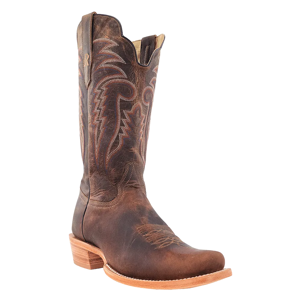 MEN'S R. WATSON RW8029 Crazy Tan WESTERN BOOTS