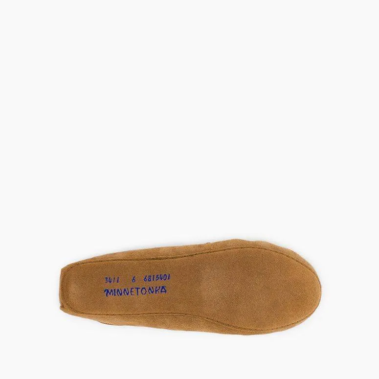  Men's Sheepskin Softsole Moccasin in Tan  