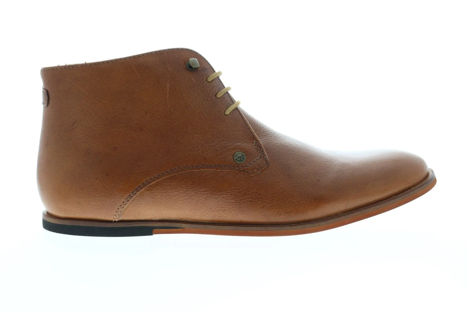 MFW024 Tan Brown Leather Lace up Chukka Boots for Men by Frank Wright Smith