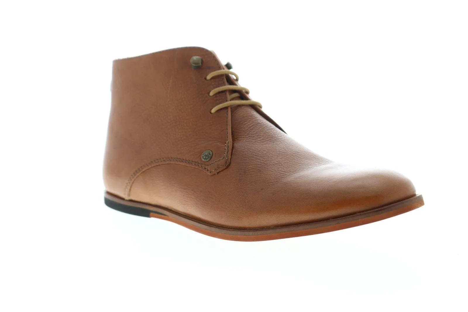 MFW024 Tan Brown Leather Lace up Chukka Boots for Men by Frank Wright Smith