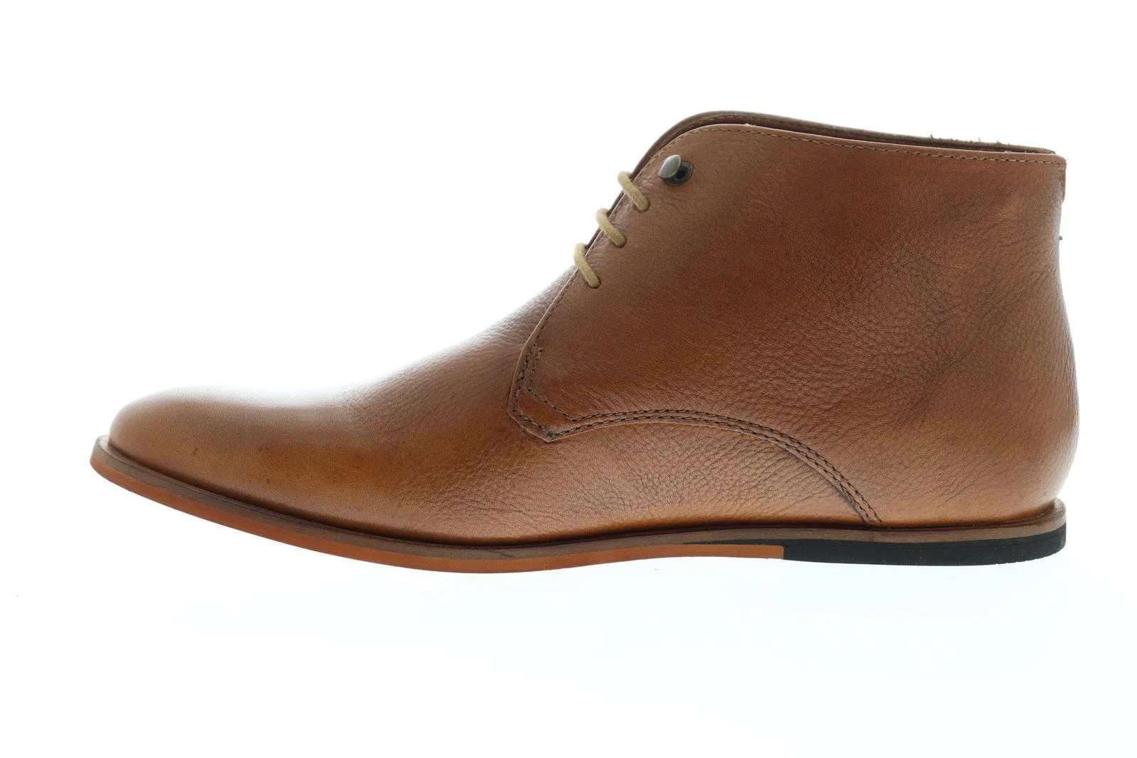 MFW024 Tan Brown Leather Lace up Chukka Boots for Men by Frank Wright Smith