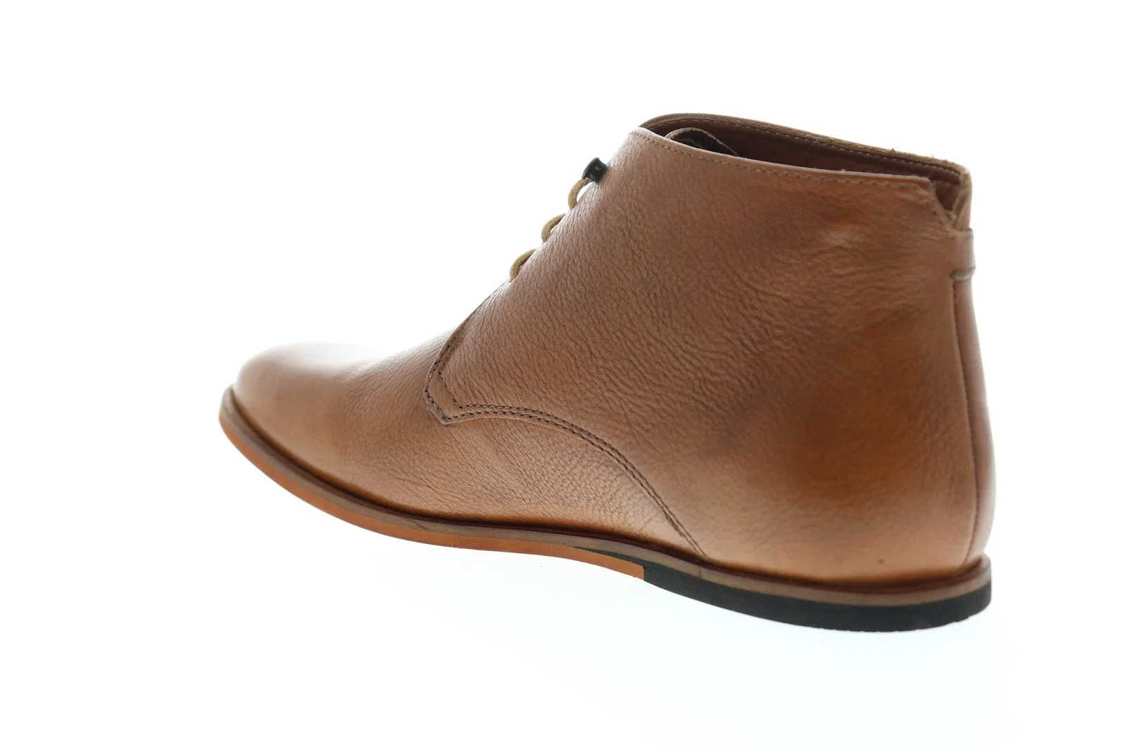 MFW024 Tan Brown Leather Lace up Chukka Boots for Men by Frank Wright Smith